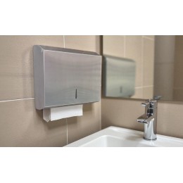 Dispenser de papel toalha em Aço Inox - Construinox